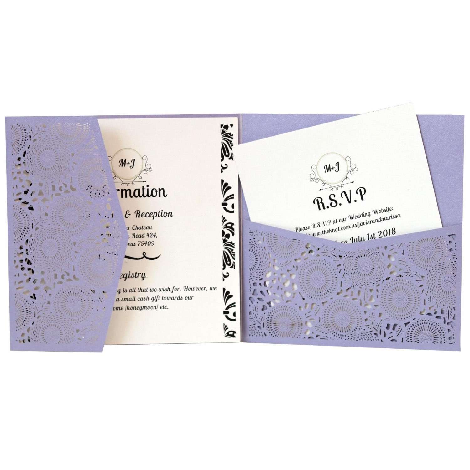 Square Wedding Invitation Card Dark Blue Business Card Marriage Invitation